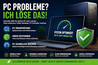 remove viruses and optimize your PC performance
