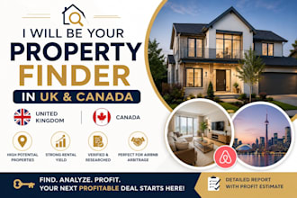 be your property finders in canada, united kingdom