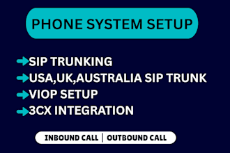 provide sip trunking  voip  for USA UK australia