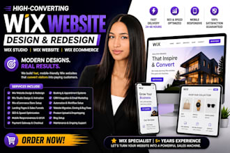 wix website design, wix website redesign, redesign wix ecommerce website