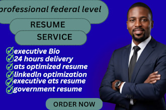 write ats federal resume, usajobs resume and cover letter