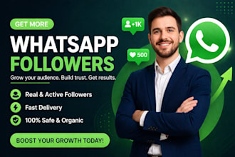 boost whatsapp channel to 50k channel followers, whatsapp channel promotion