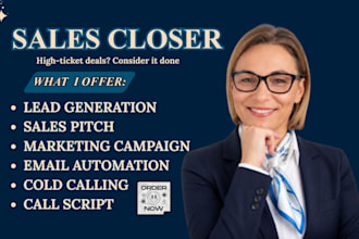 handle your sales strategy b2b outreach lead generation and high ticket closing
