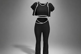 create realistic 3d fashion designs