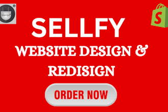 create a professional sellfy store for digital product