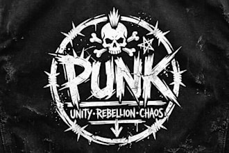 make metal, punk, pop, rock, psychedelic band logo