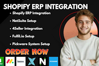 setup shopify erp 4seller fulfil settle netsuite base pickware monday xorosoft