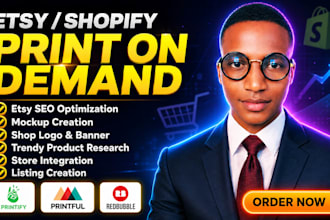 setup print on demand shopify store shopify printiful printify shopify store