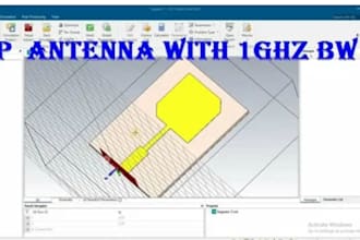 design,tune and simulate rf and microwave pcb, antenna design, cst awr hfss ads