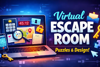 design bespoke escape room concepts, puzzles and gameplay