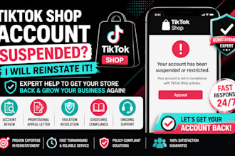 remove tiktok shop violation and tiktok shop reinstatement