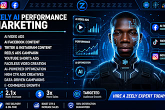 create zeely ai ad campaign for facebook and instagram ai movie thriller meta ad