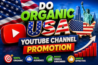 do organic USA youtube channel promotion
