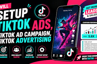 setup tiktok ads, tiktok ad campaign, tiktok advertising