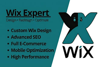 design redesign wix website and do advanced wix SEO optimization