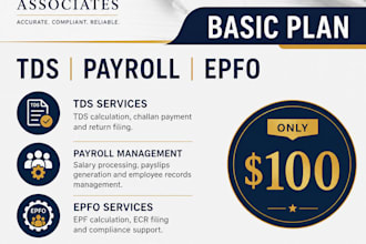 gst returns, payroll, epfo, bookkeeping, itr, tds, complianc