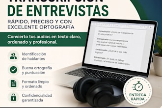 transcriptor rapido, claro y preciso