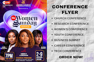 design corporate conference flyer