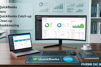 do quickbooks online bookkeeping, setup, cleanup and catchup