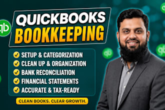 do quickbooks online bookkeeping, setup, cleanup and catchup