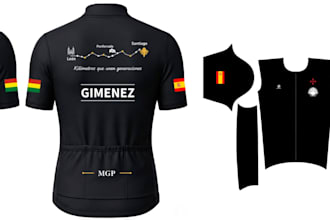 design professional cycling kits and technical sublimation patterns