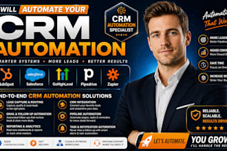 integrate hubspot salesforce gohighlevel pipedrive zapier crm automation