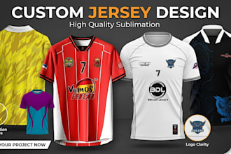 do custom sports jersey design and t shirt