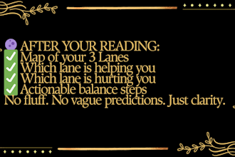 map your 3 lanes of life