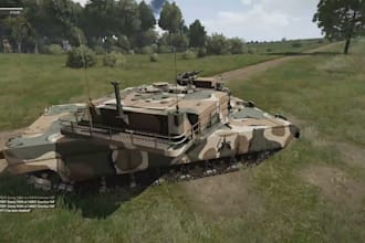 design a complete arma reforger server with custom mods