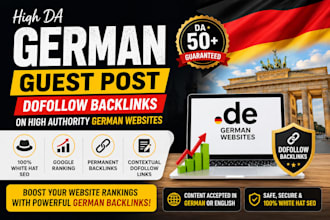 do german guest post SEO backlinks with high da link building