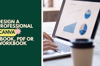 design a professional canva ebook, pdf or workbook