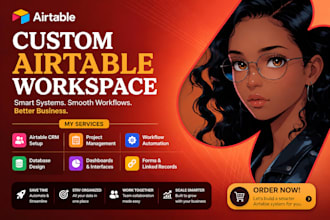 build airtable CRM, database and automation workflows