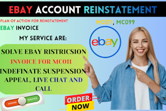 ebay account reinstatement, ebay mc011, mc113 restriction, vero suspension