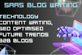 write b2b, saas blog articles for tech and saas companies