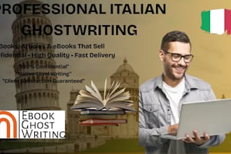 ghostwrite a professional ebook for business, self help, memoir