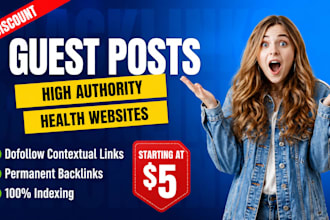 submit a guest post on a quality health blog