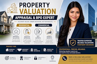 do commercial and residential property valuation, appraisal, and bpo
