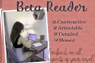 beta read and give honest reader reports