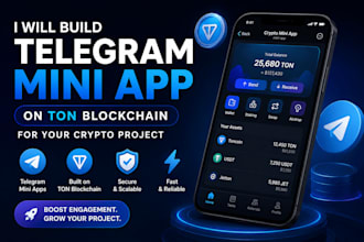 build a telegram mini app on ton blockchain for your crypto project