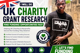 provide expert grant writing and fundraising support for UK