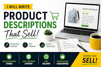 write high converting product descriptions that increase your sales