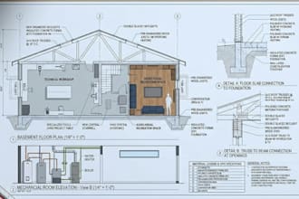 draw basement floor plans and layout design