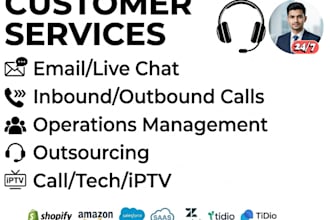 be your professional customer support and chat support agent