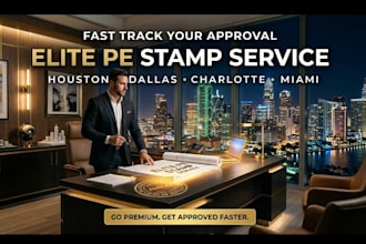 licensed pe stamp for permit drawings in houston dallas charlotte miami fast