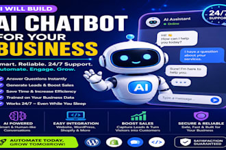 create a custom ai chatbot for customer support and sales