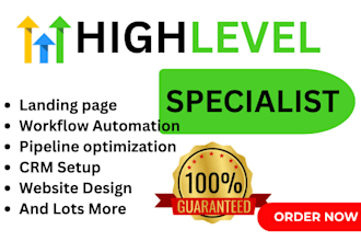 be your gohighlevel CRM setup and pipeline optimization