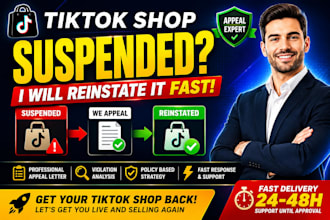 tik tok shop reinstatement remove tiktok shop suspension tiktok violation appeal