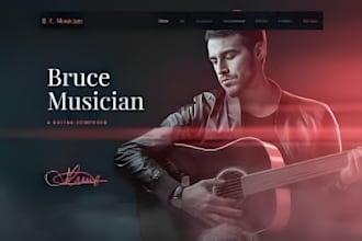 build squarespace music artist website solo artist website brand artist website