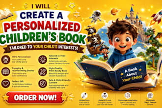 create a personalized children book tailored to your child interests