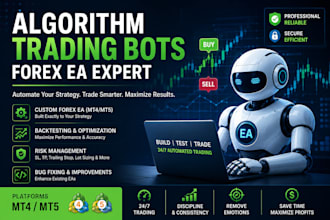 build and develop algorithm trading bots forex ea forex bots